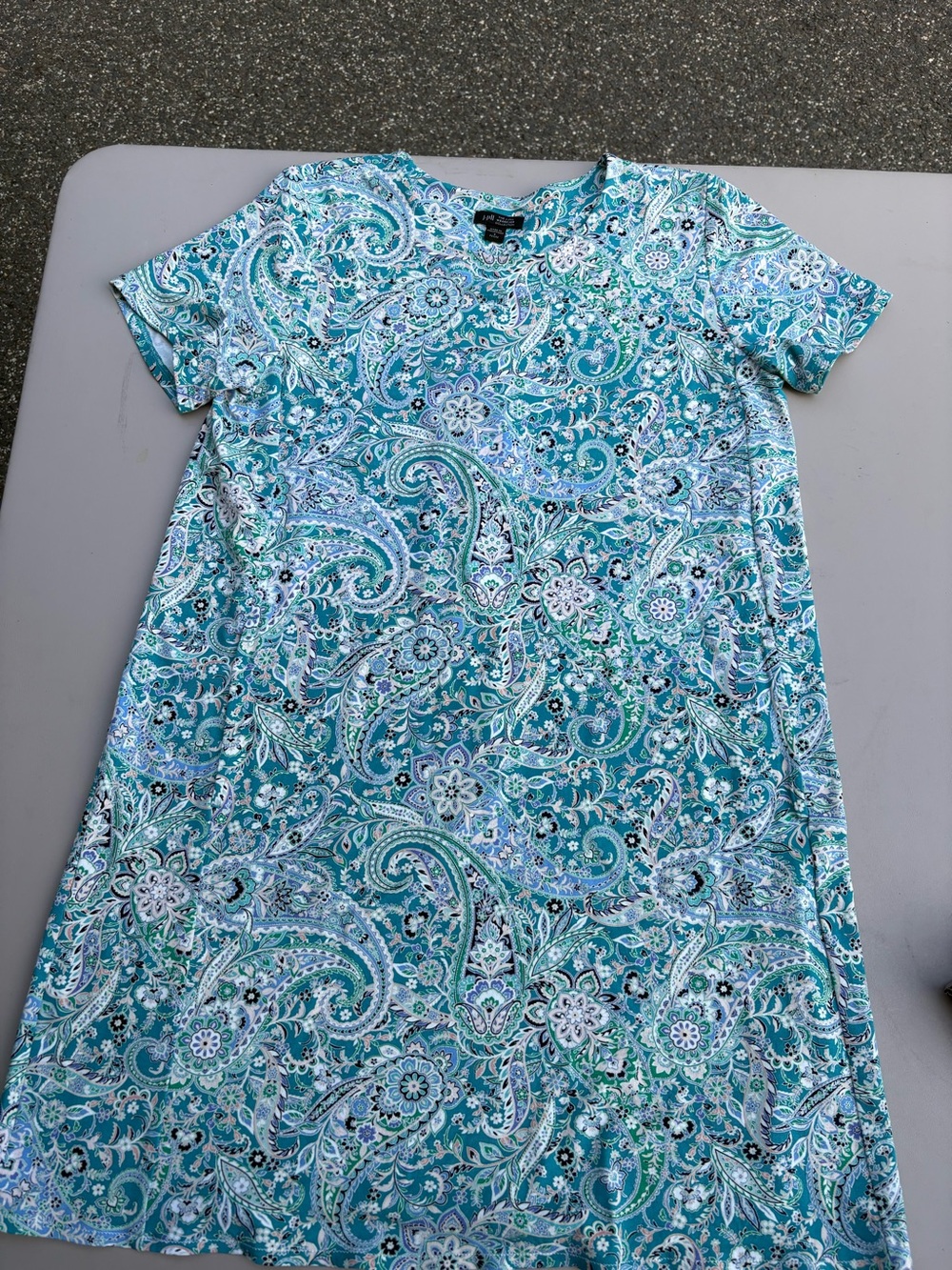 J Jill Paisley Short Dress